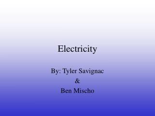 Electricity