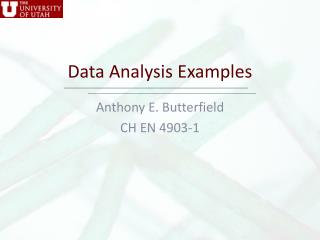 Data Analysis Examples