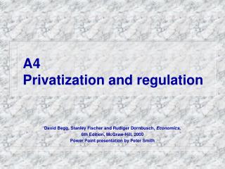A4 Privatization and regulation