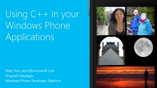 Using C++ in your Windows Phone Applications