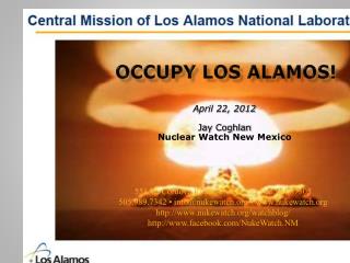 occupy Los Alamos!