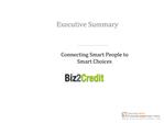 Biz2Credit - Connecting Smart People to Smart Choices