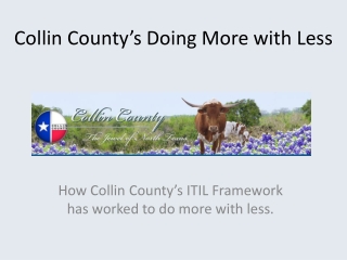 Collin County’s Doing More with Less