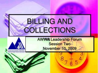 BILLING AND COLLECTIONS