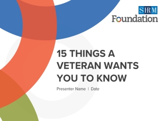 15 Things A Veteran Wants You To Know