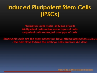 Stem Cells and Neurological Disorders