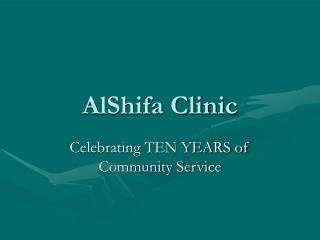 AlShifa Clinic