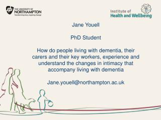 Jane Youell PhD Student