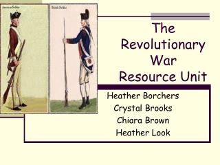 The Revolutionary War Resource Unit