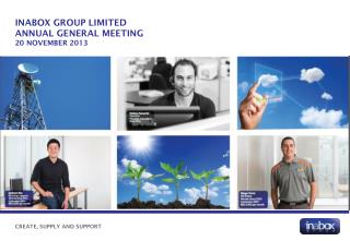 INABOX GROUP LIMITED Annual General meeting 20 November 2013