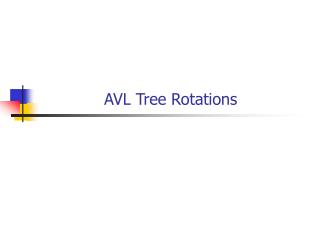 AVL Tree Rotations