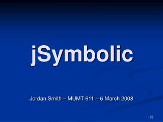 jSymbolic