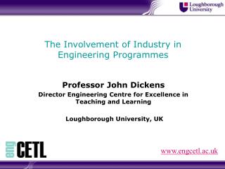The Involvement of Industry in Engineering Programmes