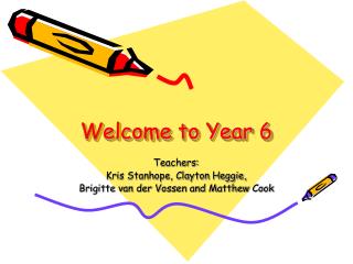 Welcome to Year 6