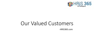 Our Valued Customers