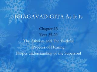BHAGAVAD-GITA As It Is