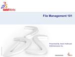 File Management 101