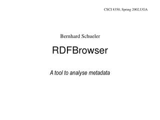 RDFBrowser