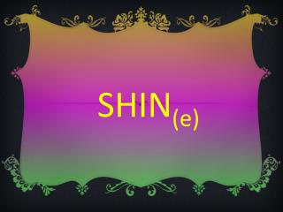 SHIN (e )