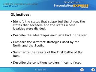 Objectives :