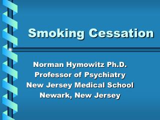 Smoking Cessation