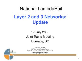 National LambdaRail