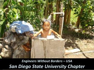 Engineers Without Borders – USA San Diego State University Chapter