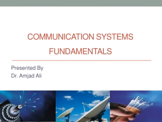 communication SYSTEMS FUNDAMENTALS
