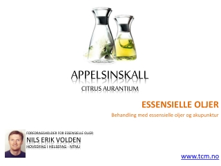 Essensielle oljer - Appelsinskall