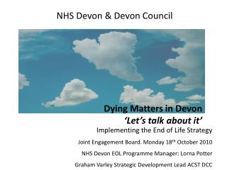 NHS Devon & Devon Council