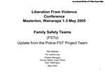 Liberation From Violence Conference Masterton, Wairarapa 1-3 May 2005