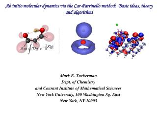 Ab initio molecular dynamics via the Car-Parrinello method: Basic ideas, theory and algorithms