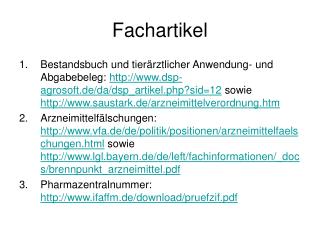 Fachartikel