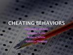 Cheating Behaviors
