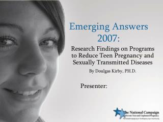 Emerging Answers 2007: