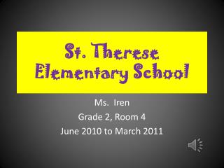 St. Therese Elementary School