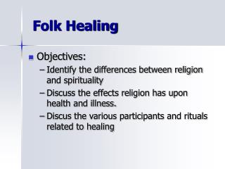 Folk Healing