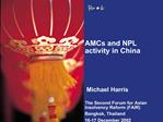 AMCs and NPL activity in China