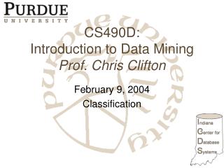 classification minerals prof clifton mining introduction chris data prediction ppt powerpoint presentation 2004 february