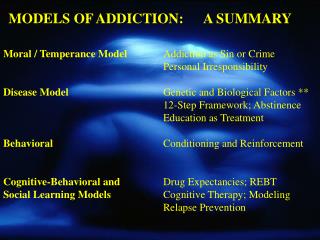 PPT - The Medical Model: Addiction is a Brain Disease PowerPoint ...