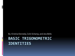 Basic Trigonometric Identities