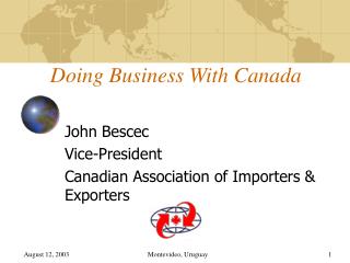 Doing Business With Canada