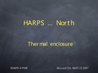 HARPS ... North