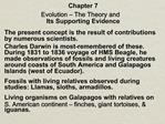 Chapter 7 Evolution The Theory and Its Supporting Evidence
