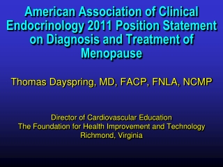 Thomas Dayspring, MD, FACP, FNLA, NCMP