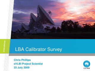 LBA Calibrator Survey