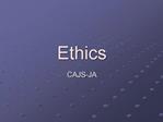Ethics