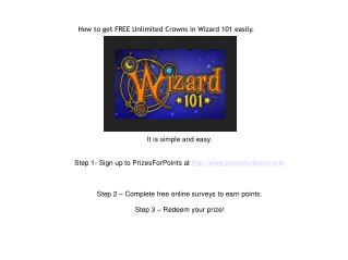 How to get FREE Unlimited Crowns in Wizard101