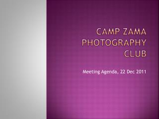 Camp Zama photography club