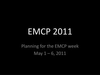 EMCP 2011